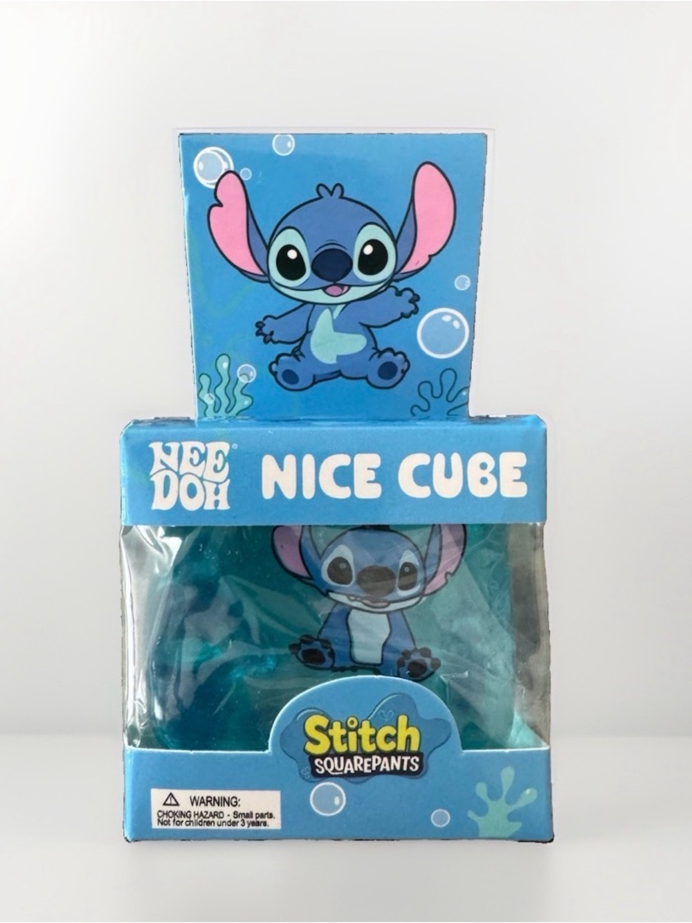 Stitch Nice Cube Squishy Sensory Fidget Toy – Blue